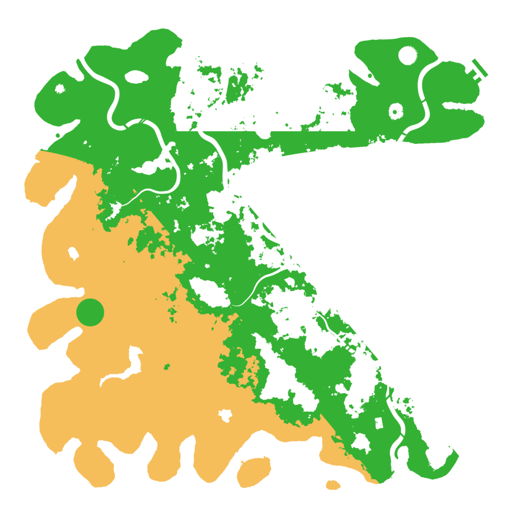 Biome Rust Map: Procedural Map, Size: 5000, Seed: 2097774521