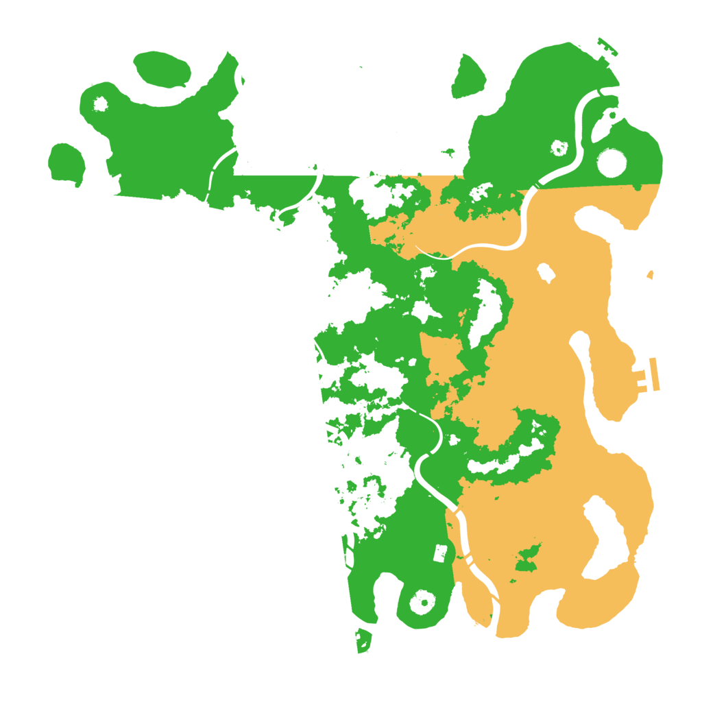 Biome Rust Map: Procedural Map, Size: 4300, Seed: 723341704