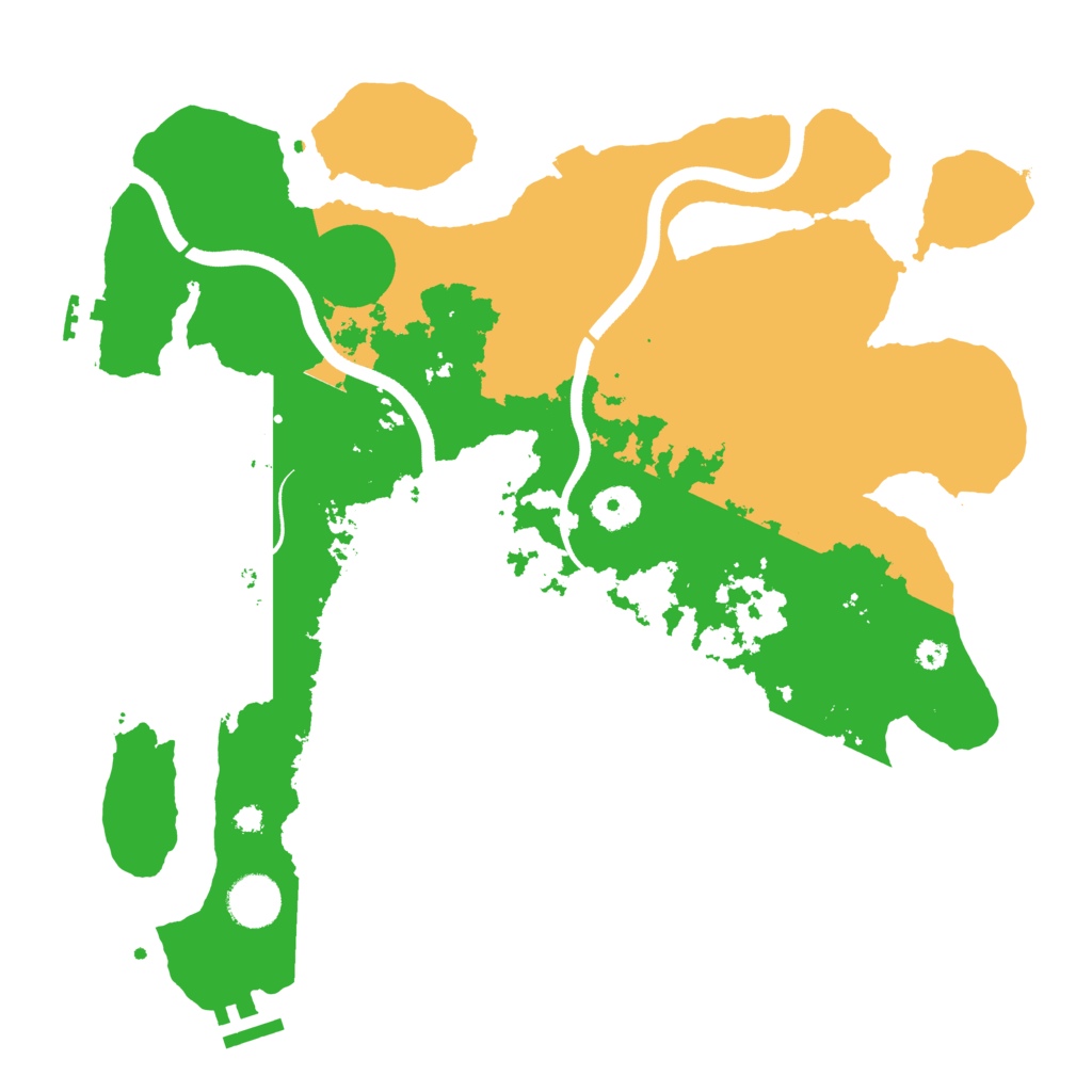 Biome Rust Map: Procedural Map, Size: 3600, Seed: 984680