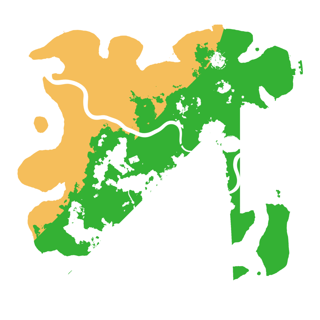 Biome Rust Map: Procedural Map, Size: 3500, Seed: 1755922089