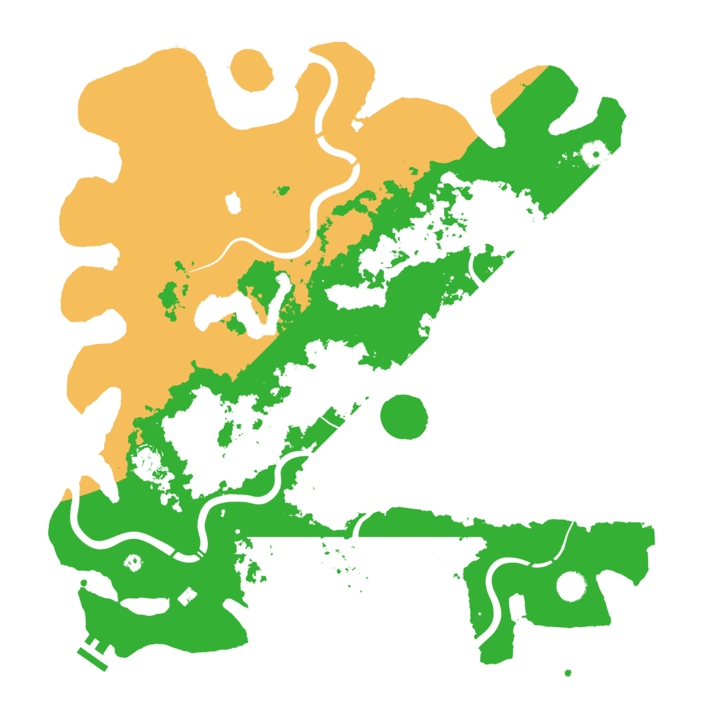 Biome Rust Map: Procedural Map, Size: 4250, Seed: 280526