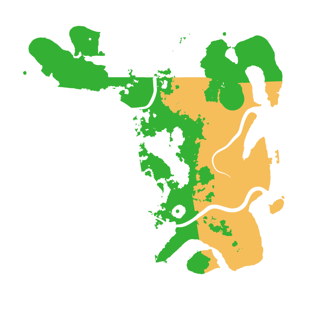 Biome Rust Map: Procedural Map, Size: 3500, Seed: 1932574171