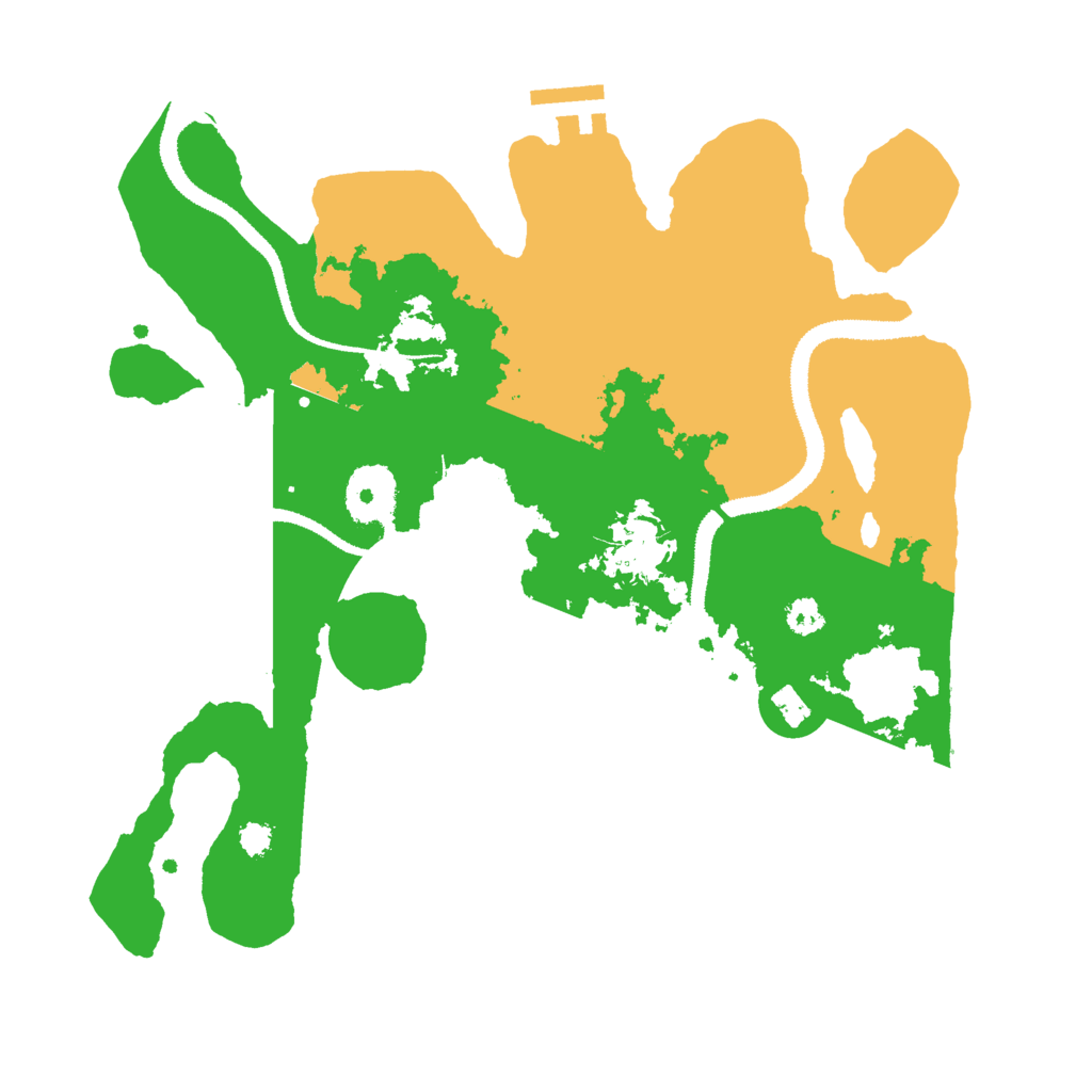 Biome Rust Map: Procedural Map, Size: 3000, Seed: 858392115