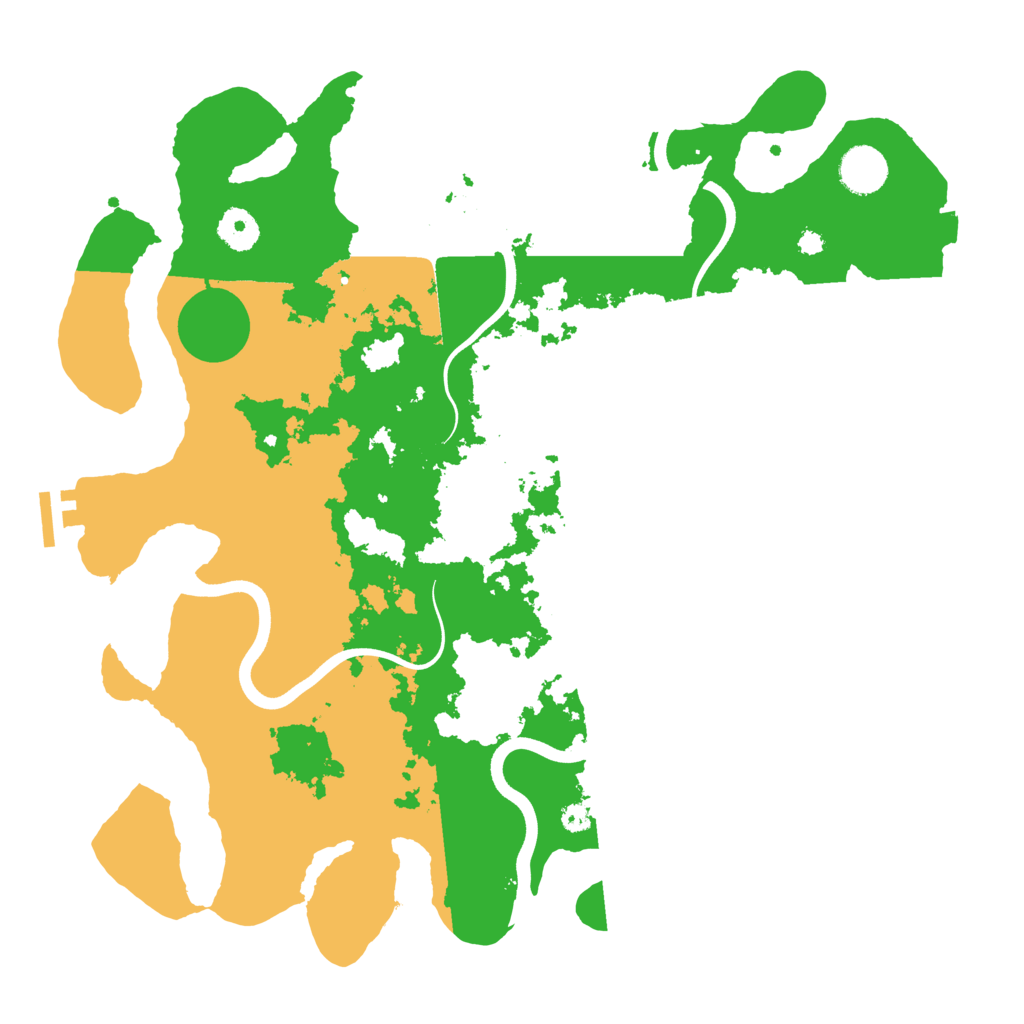 Biome Rust Map: Procedural Map, Size: 3750, Seed: 736433275