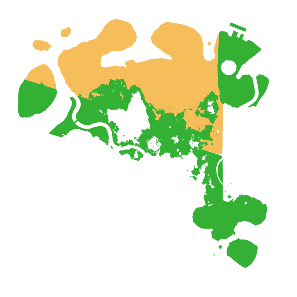 Biome Rust Map: Procedural Map, Size: 3500, Seed: 403705095