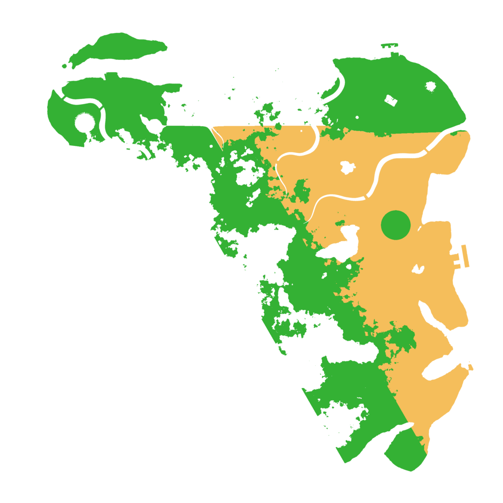 Biome Rust Map: Procedural Map, Size: 4500, Seed: 559275246