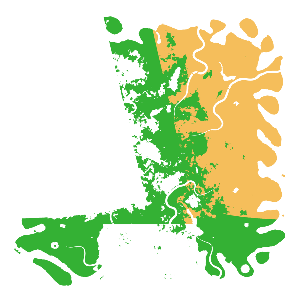 Biome Rust Map: Procedural Map, Size: 6000, Seed: 7850684