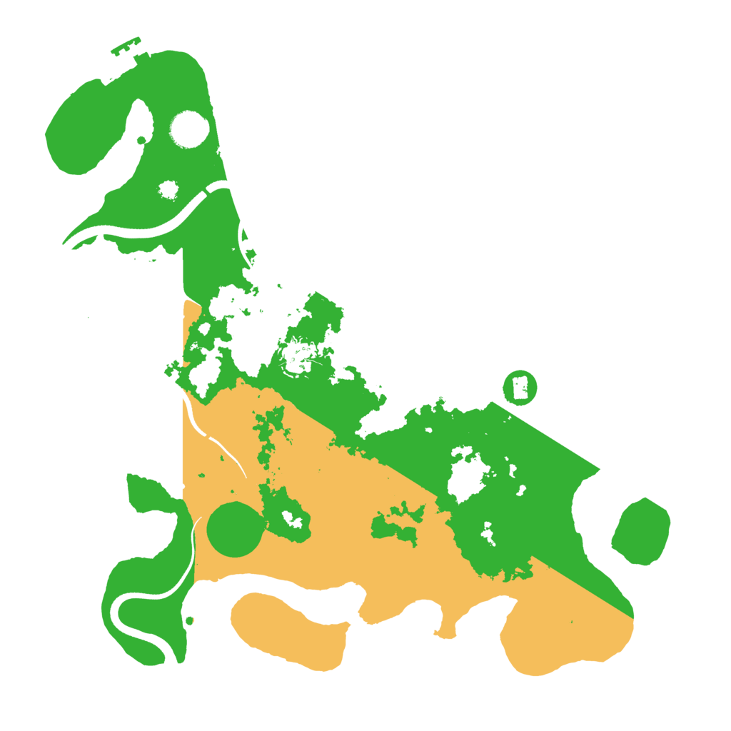 Biome Rust Map: Procedural Map, Size: 3500, Seed: 276808334