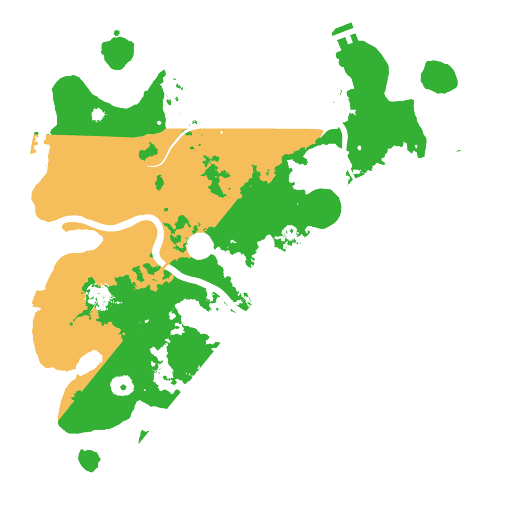 Biome Rust Map: Procedural Map, Size: 3500, Seed: 278095800