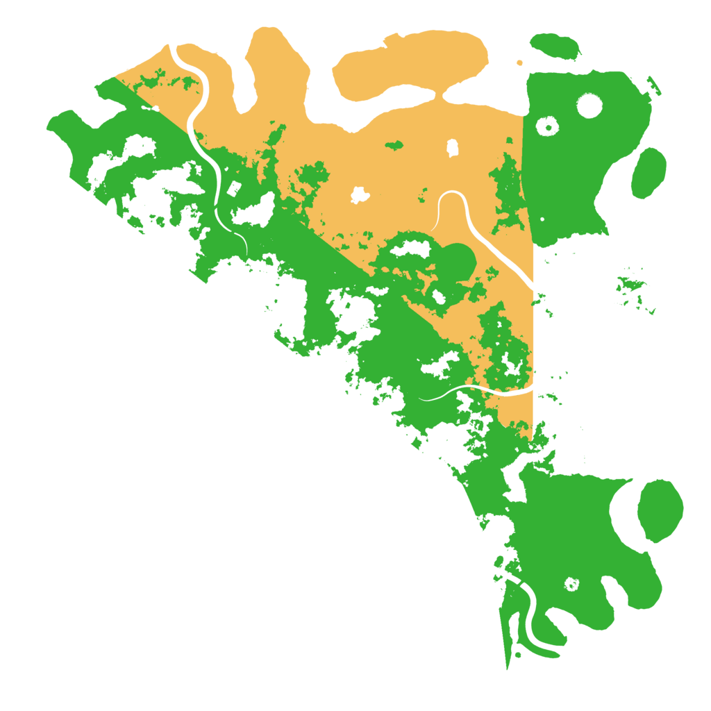 Biome Rust Map: Procedural Map, Size: 5000, Seed: 1214620549