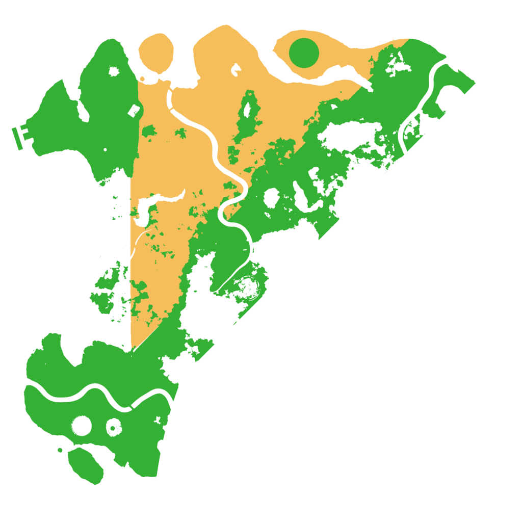 Biome Rust Map: Procedural Map, Size: 4600, Seed: 864088156
