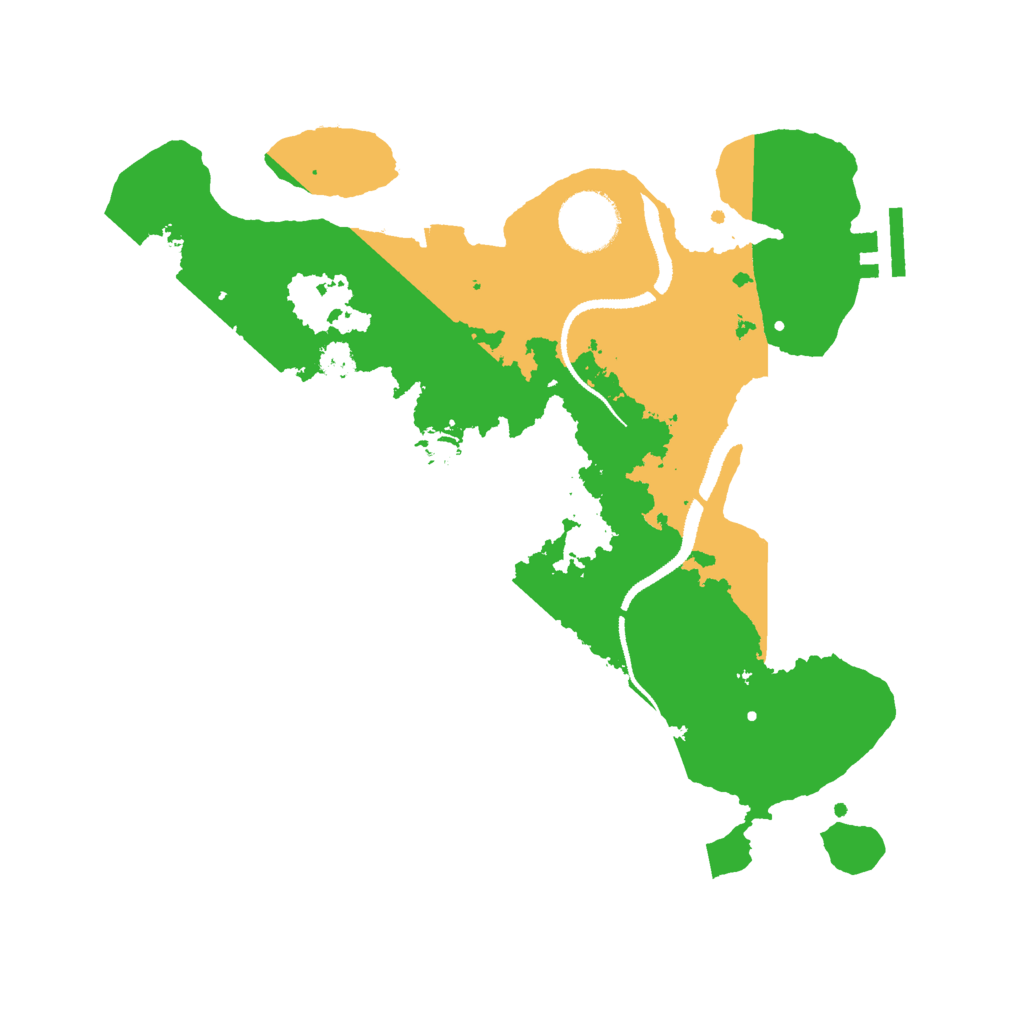 Biome Rust Map: Procedural Map, Size: 3000, Seed: 11376
