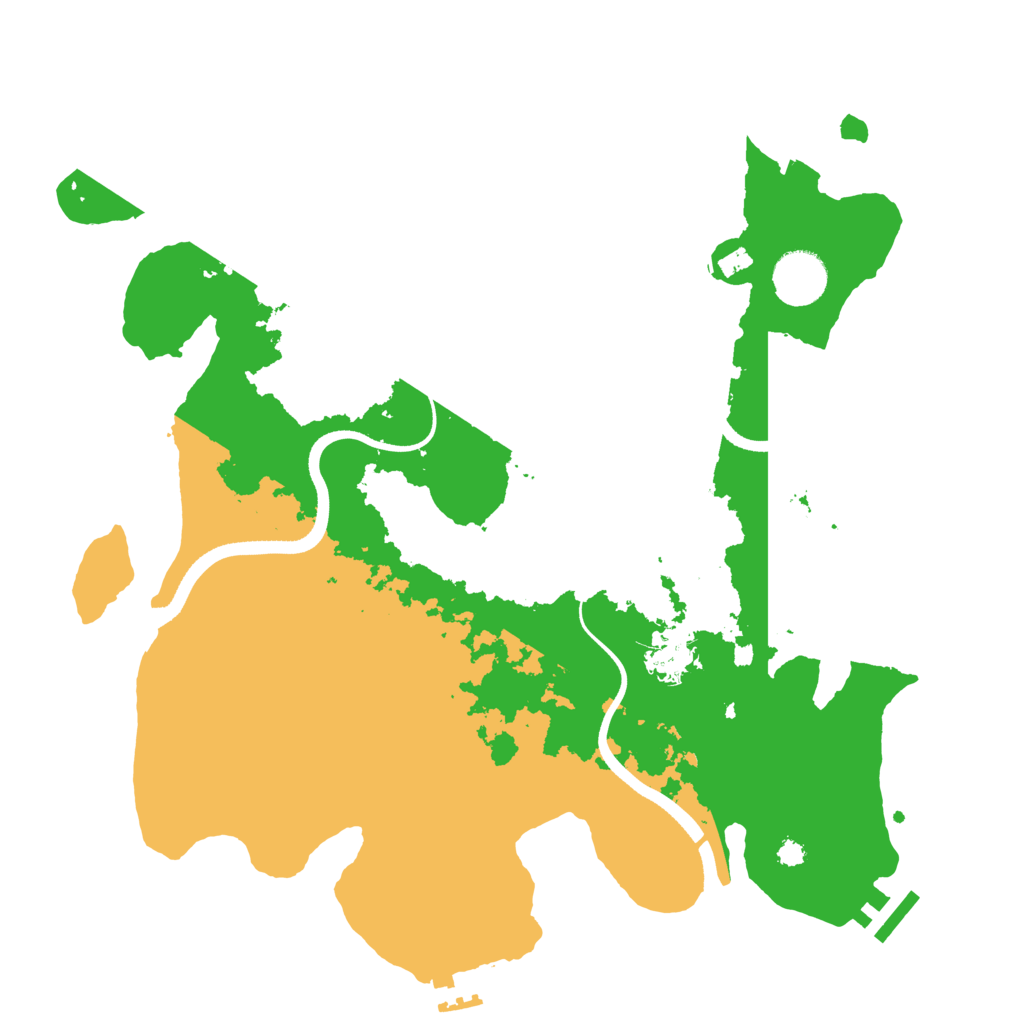 Biome Rust Map: Procedural Map, Size: 3500, Seed: 469637226