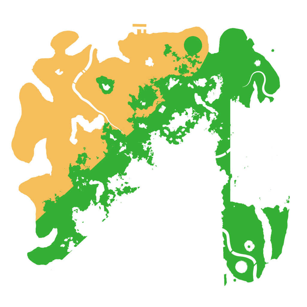 Biome Rust Map: Procedural Map, Size: 4500, Seed: 1059500040