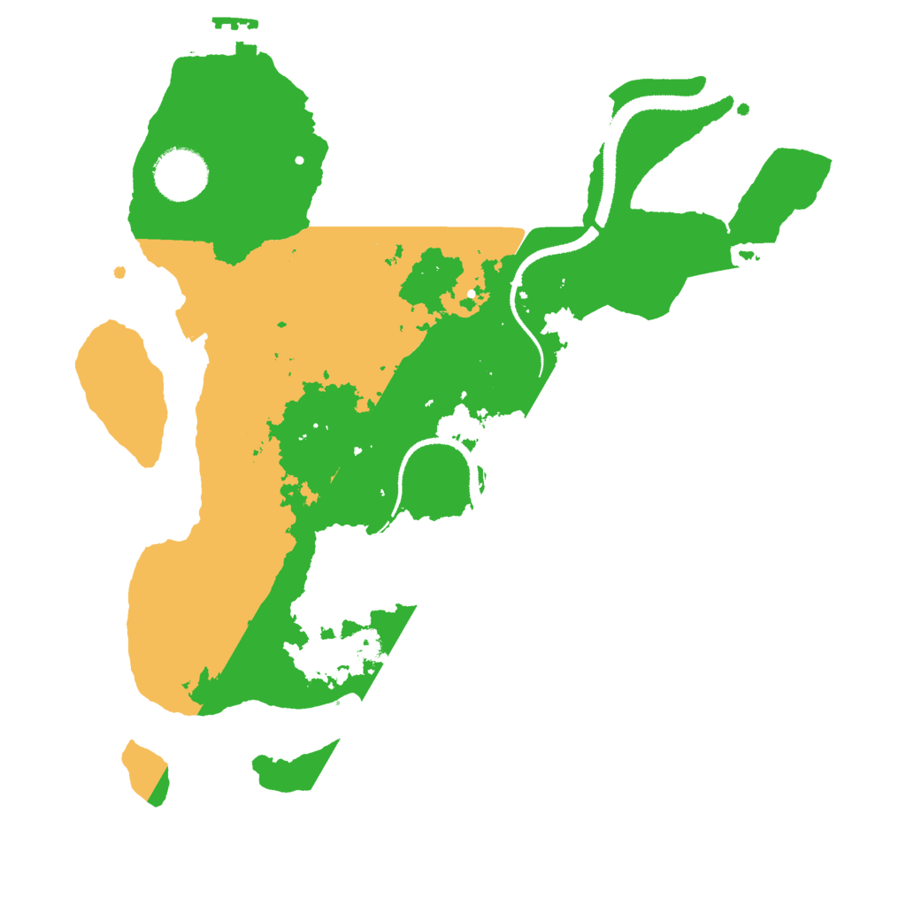 Biome Rust Map: Procedural Map, Size: 3000, Seed: 2646432