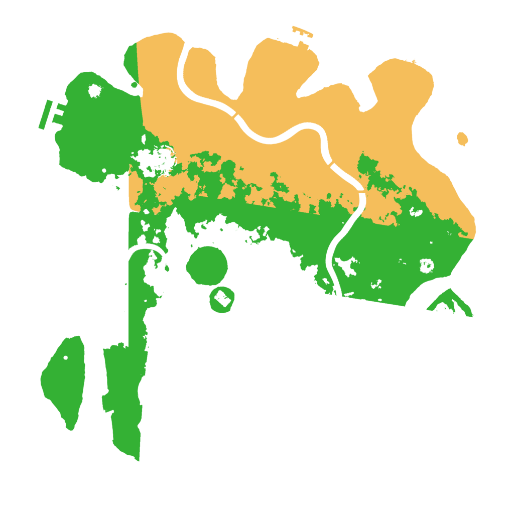 Biome Rust Map: Procedural Map, Size: 3500, Seed: 1872935347