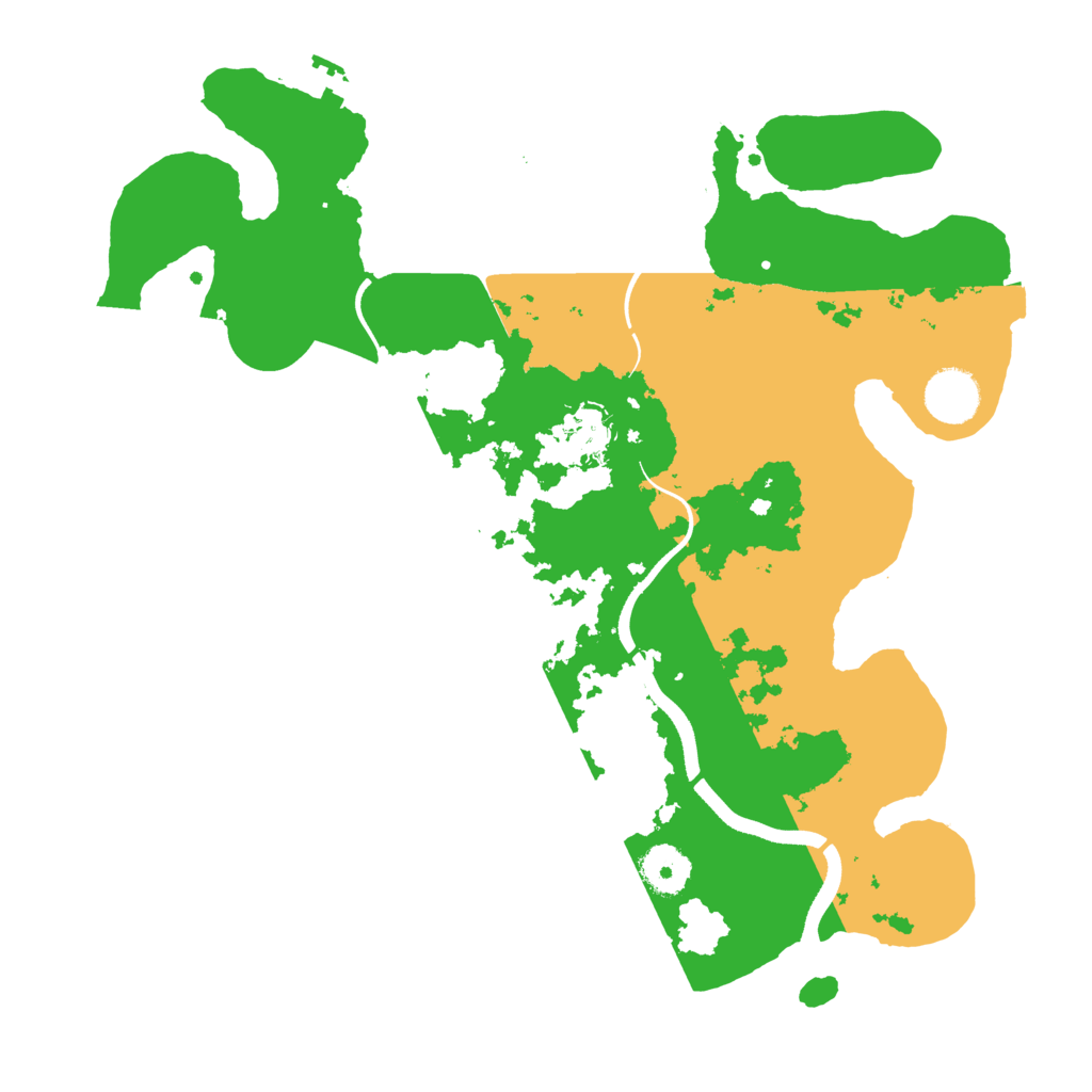 Biome Rust Map: Procedural Map, Size: 3500, Seed: 677404170