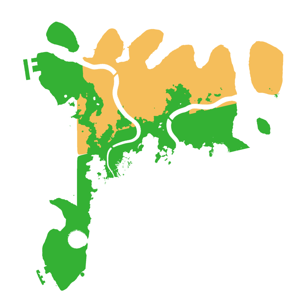 Biome Rust Map: Procedural Map, Size: 3000, Seed: 1545049034