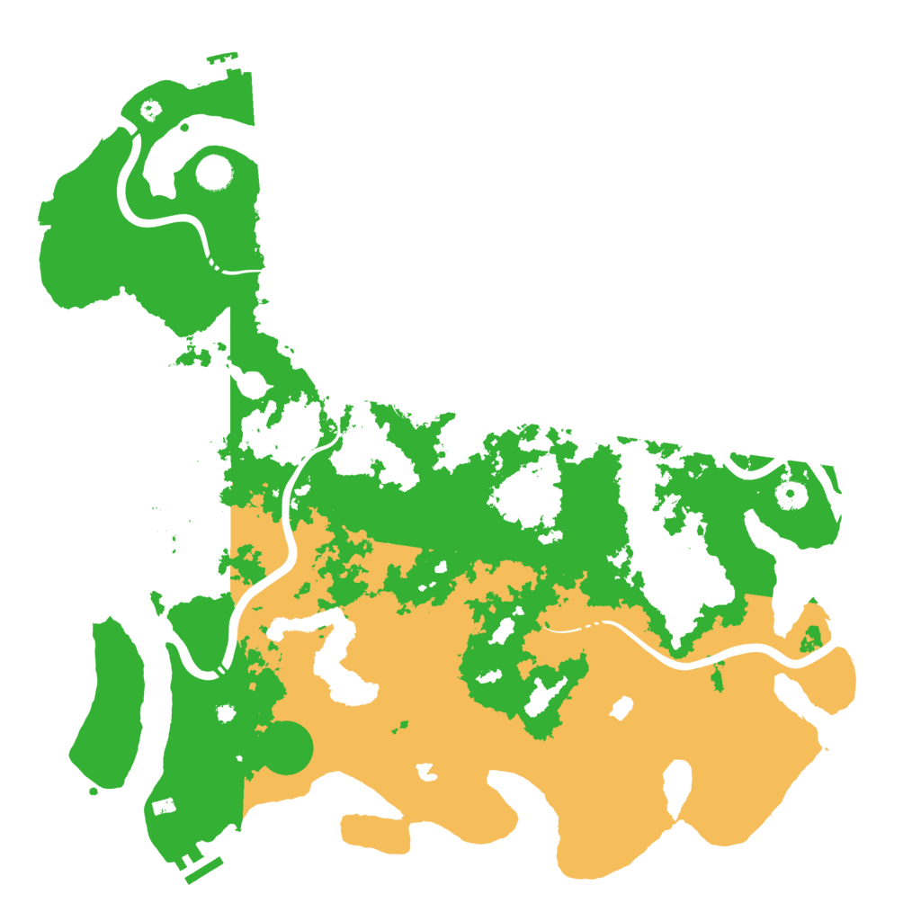 Biome Rust Map: Procedural Map, Size: 4500, Seed: 1013403193