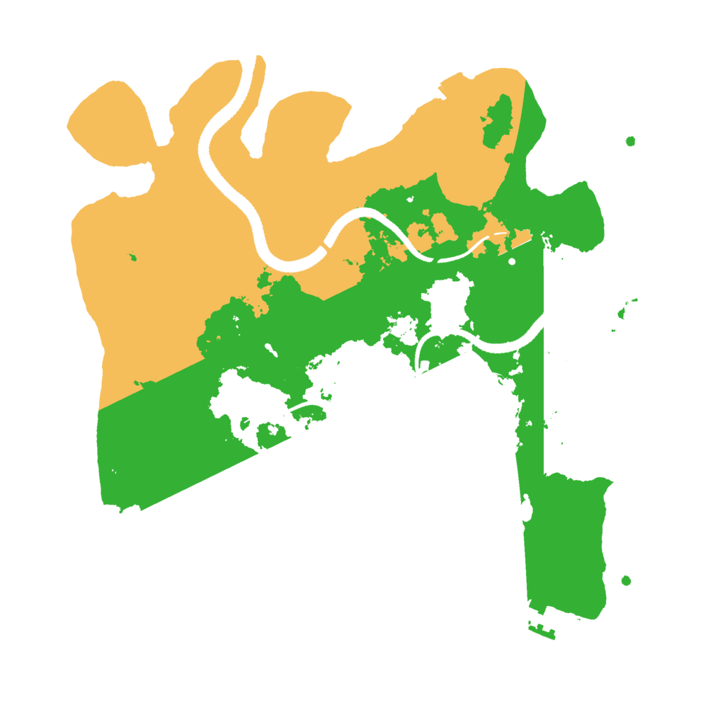 Biome Rust Map: Procedural Map, Size: 3000, Seed: 1610564172