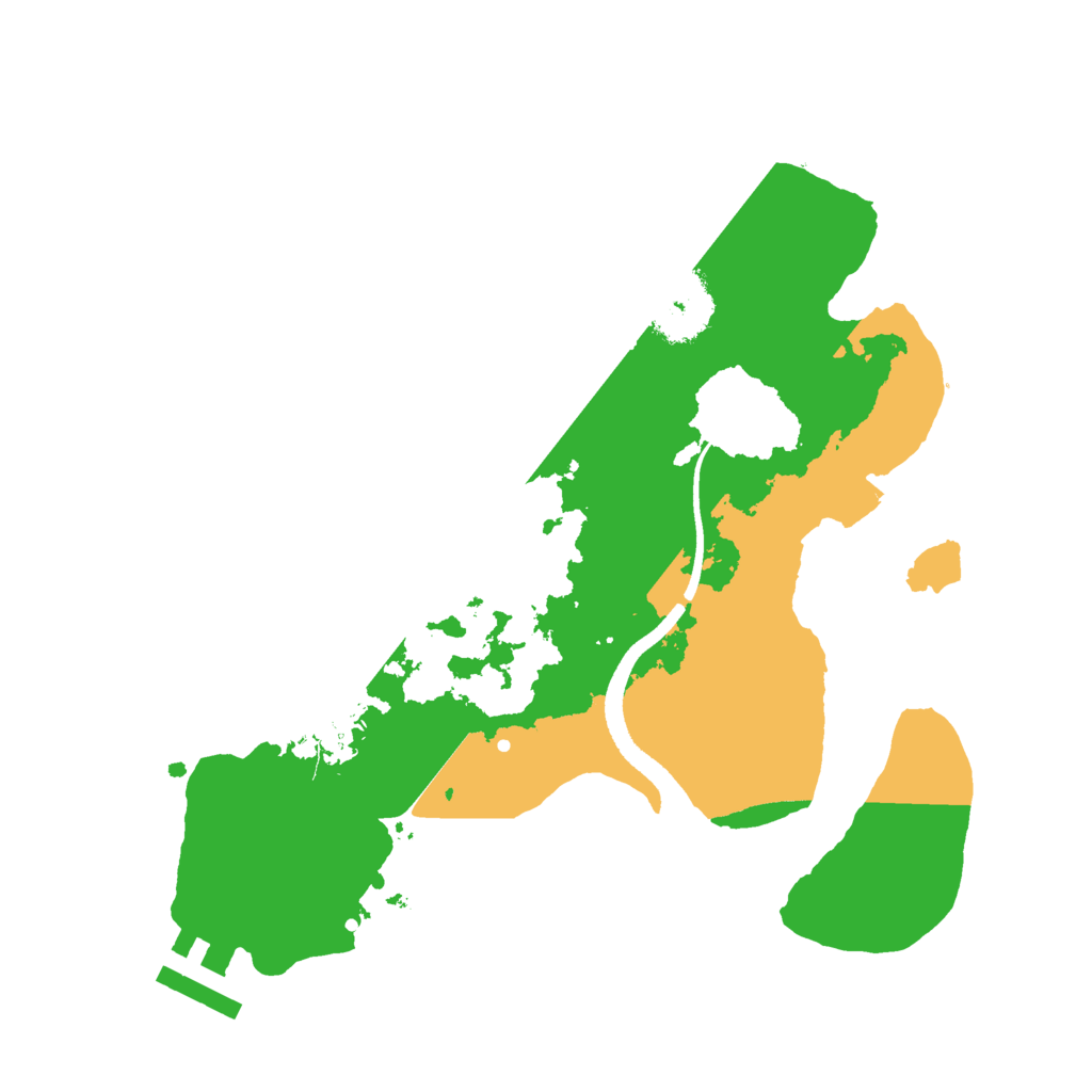 Biome Rust Map: Procedural Map, Size: 2500, Seed: 732023428