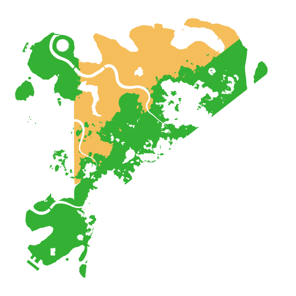 Biome Rust Map: Procedural Map, Size: 4200, Seed: 69895048