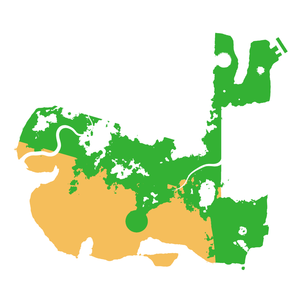 Biome Rust Map: Procedural Map, Size: 3500, Seed: 698222472