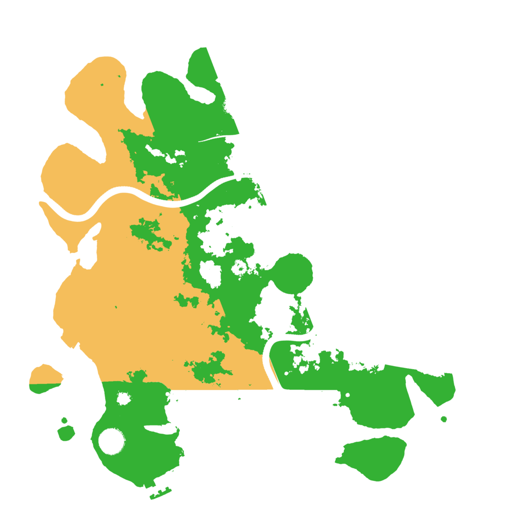 Biome Rust Map: Procedural Map, Size: 3500, Seed: 1678599716