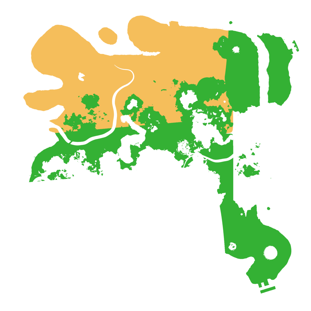 Biome Rust Map: Procedural Map, Size: 4050, Seed: 1417841094