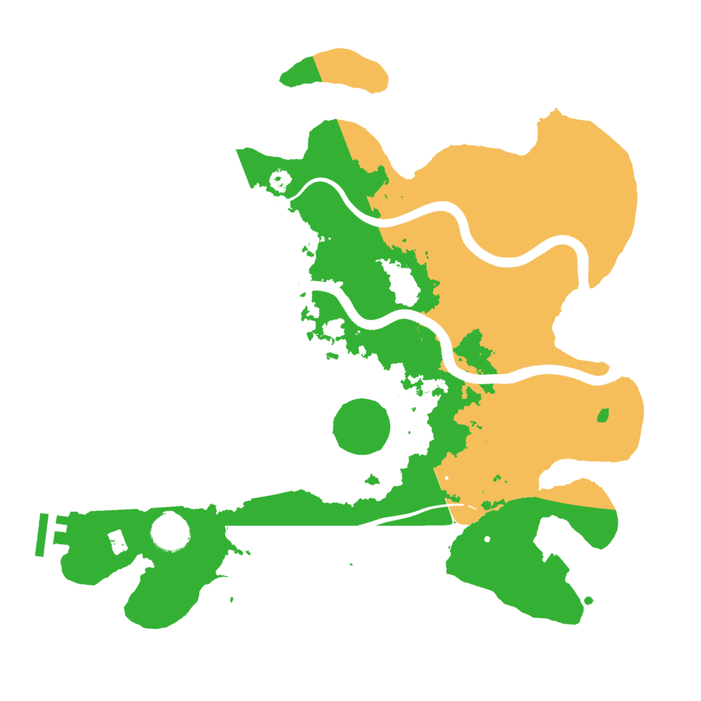 Biome Rust Map: Procedural Map, Size: 3285, Seed: 890576945