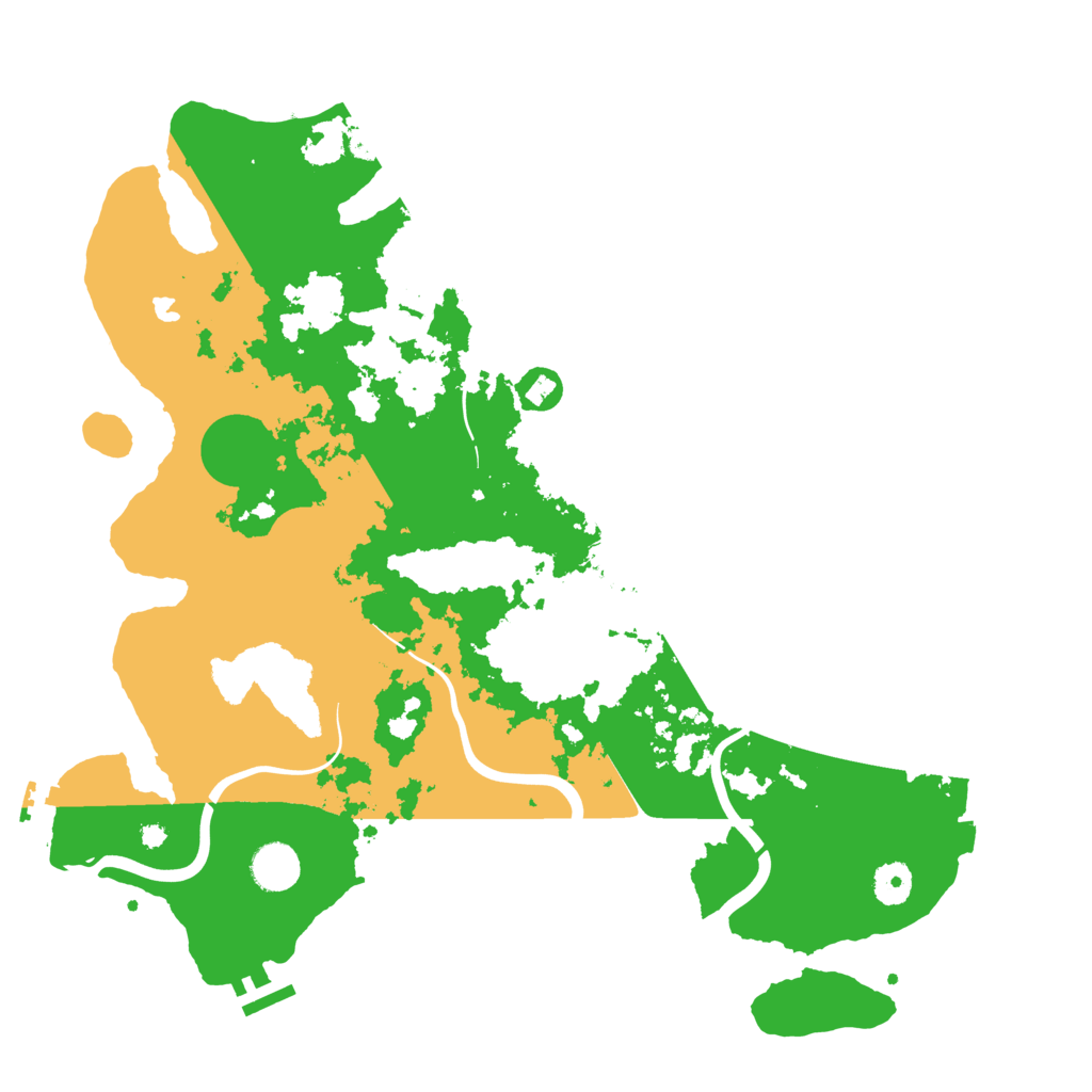 Biome Rust Map: Procedural Map, Size: 4000, Seed: 998200