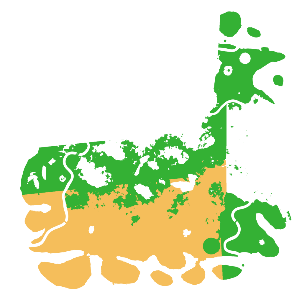 Biome Rust Map: Procedural Map, Size: 4800, Seed: 490385542