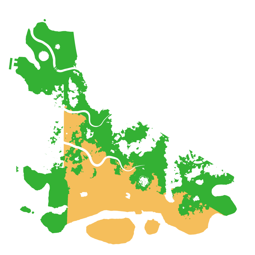 Biome Rust Map: Procedural Map, Size: 4500, Seed: 1255891037