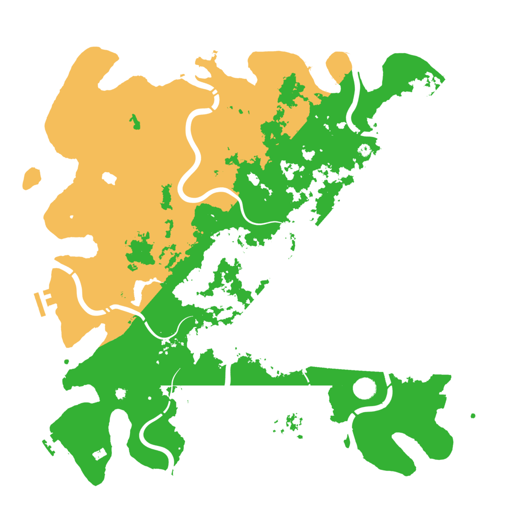 Biome Rust Map: Procedural Map, Size: 4250, Seed: 427676840