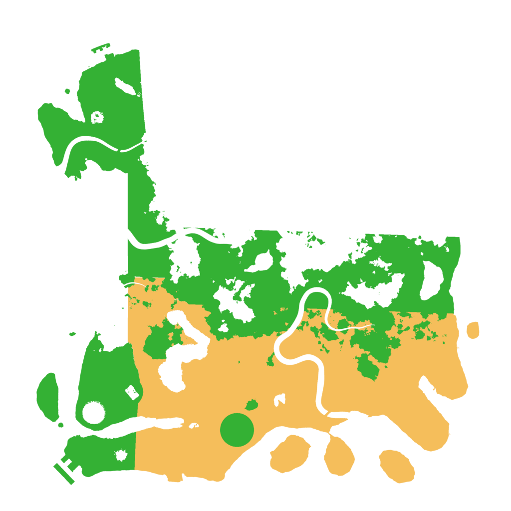 Biome Rust Map: Procedural Map, Size: 4000, Seed: 2096614321
