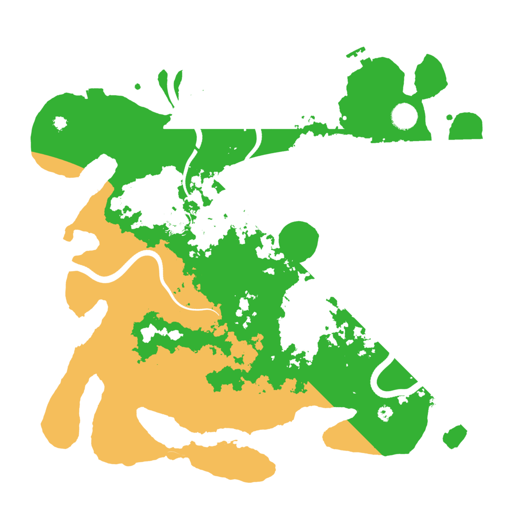 Biome Rust Map: Procedural Map, Size: 3500, Seed: 410300014