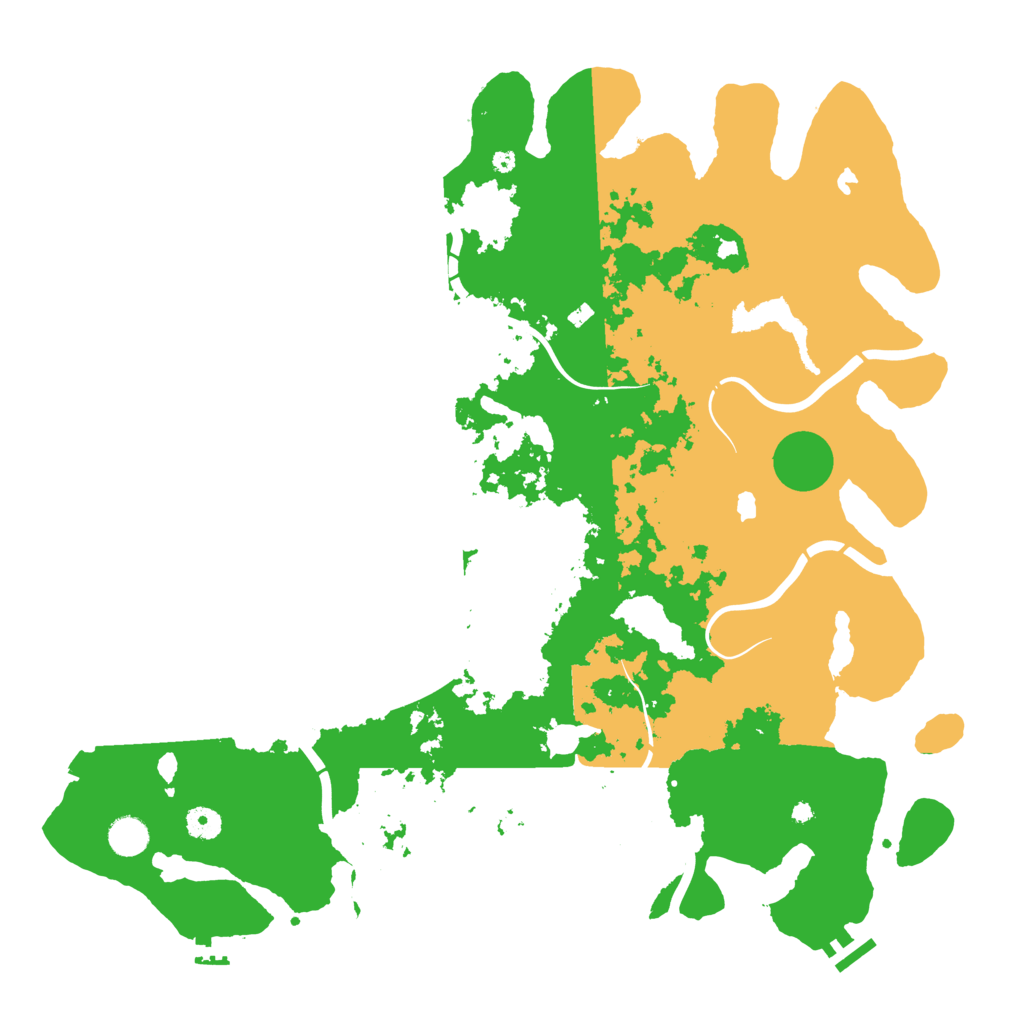Biome Rust Map: Procedural Map, Size: 4500, Seed: 1064725443