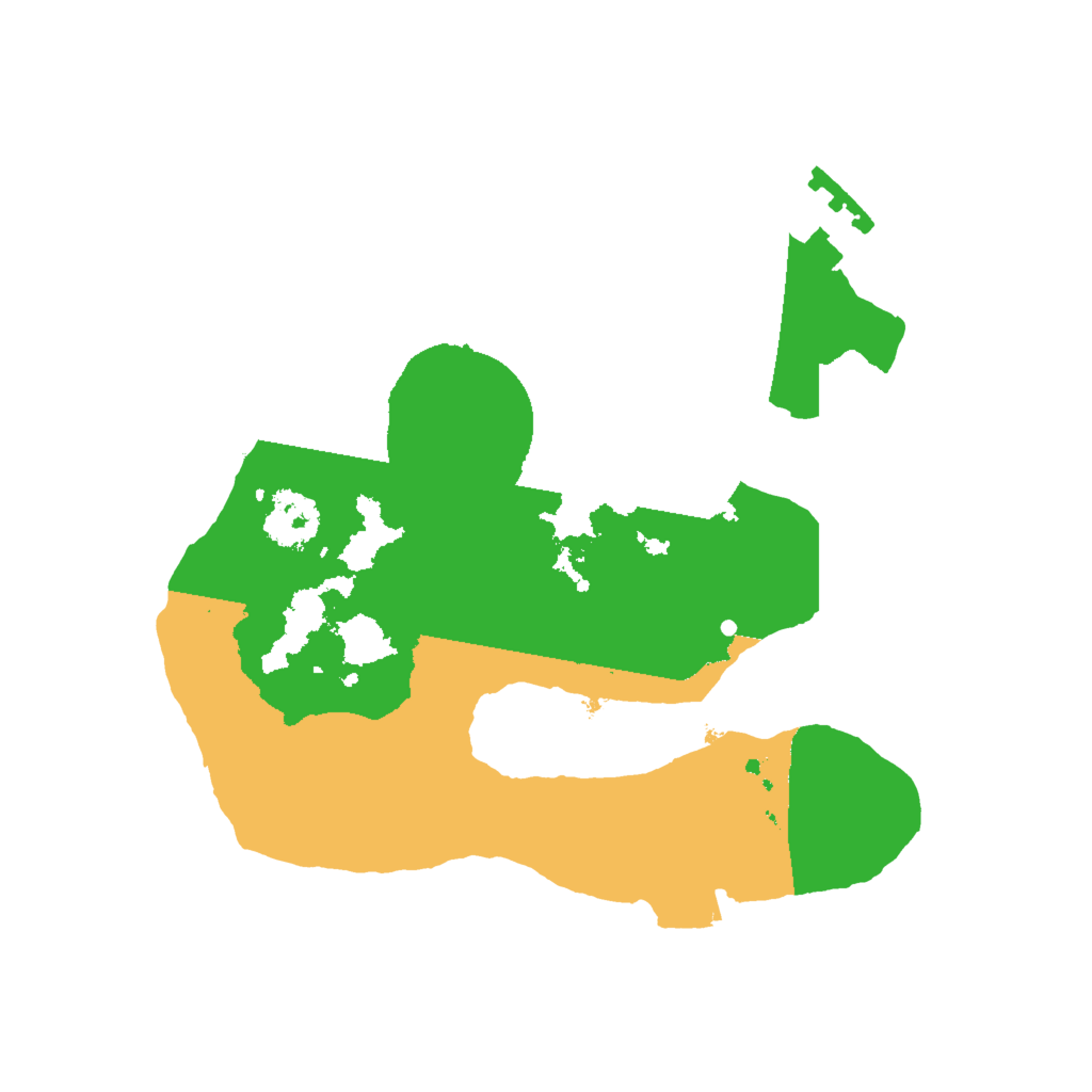 Biome Rust Map: Procedural Map, Size: 2000, Seed: 5601
