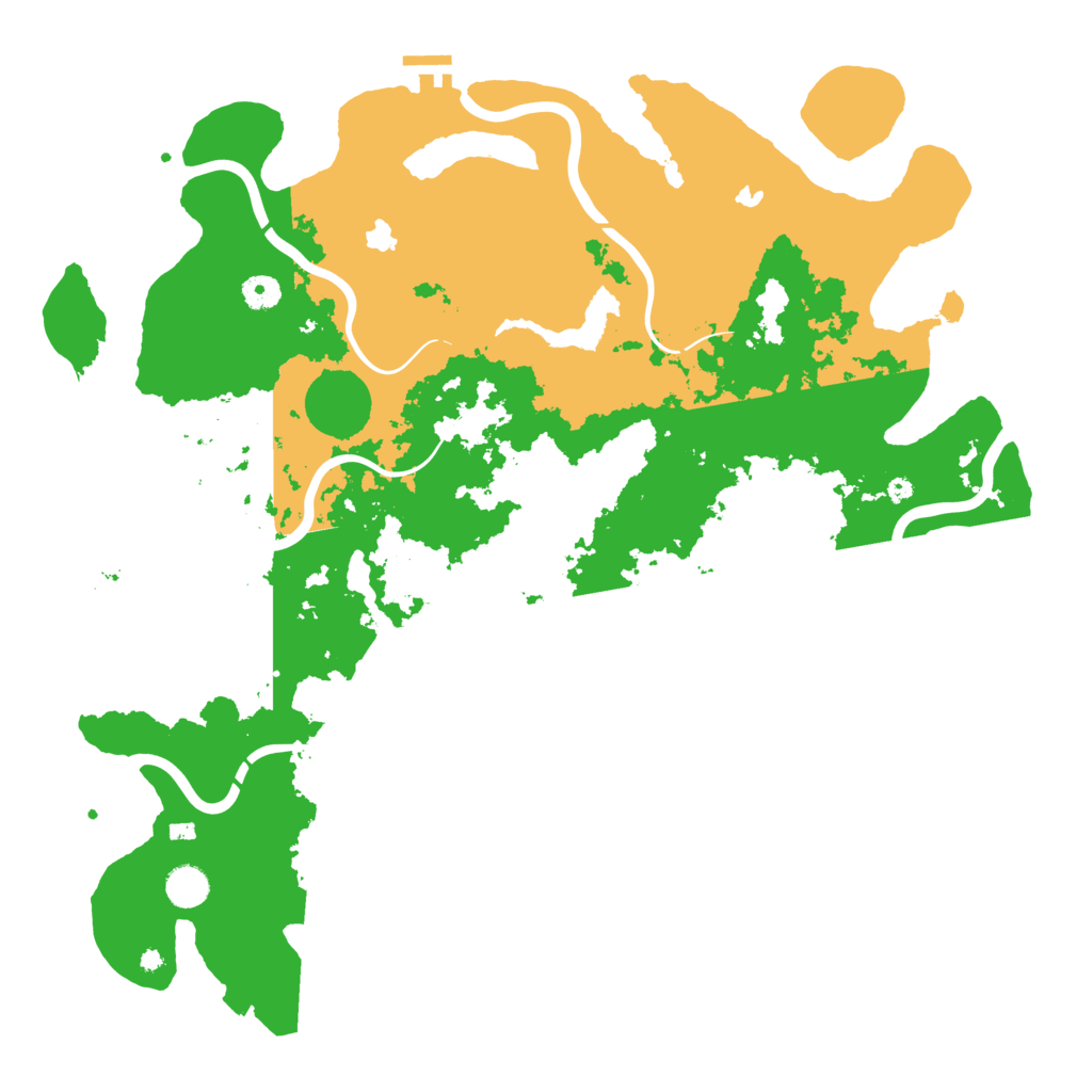 Biome Rust Map: Procedural Map, Size: 4500, Seed: 1743998016
