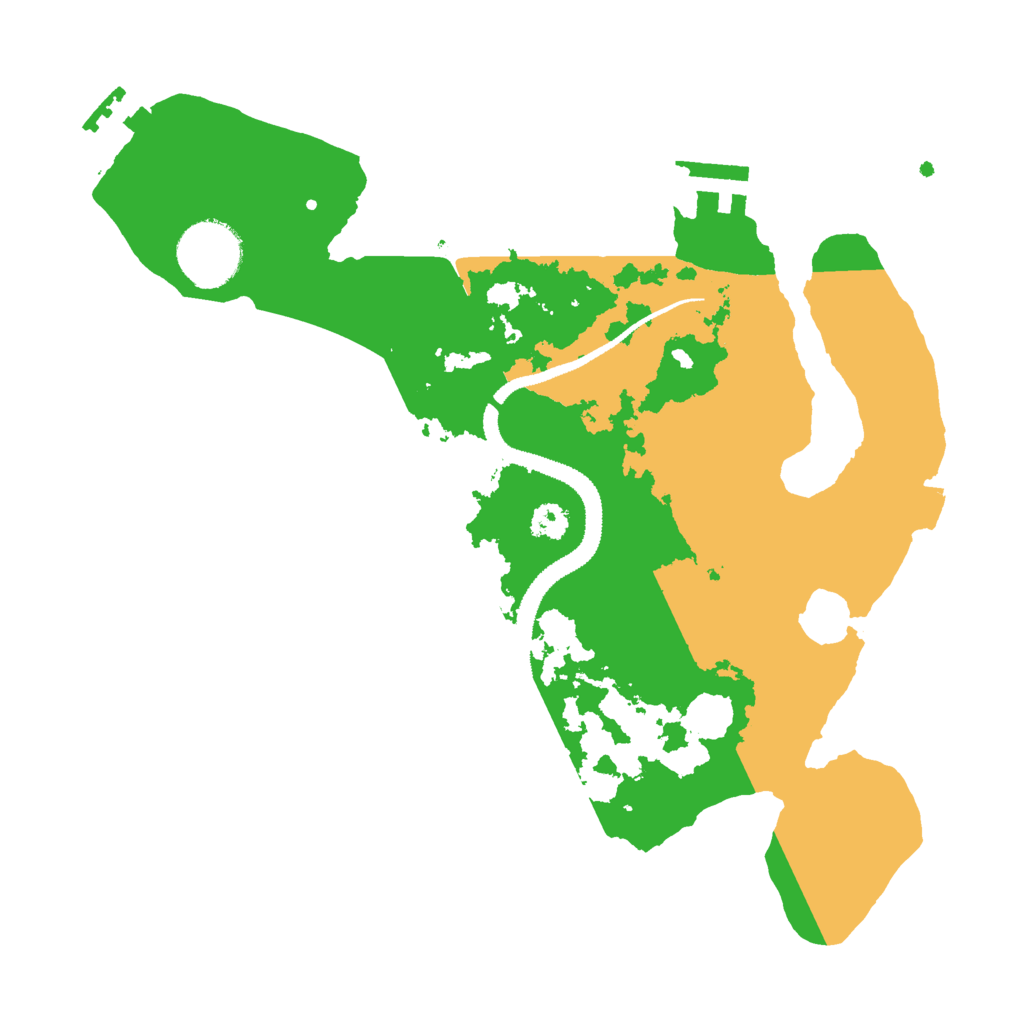 Biome Rust Map: Procedural Map, Size: 2800, Seed: 842941912