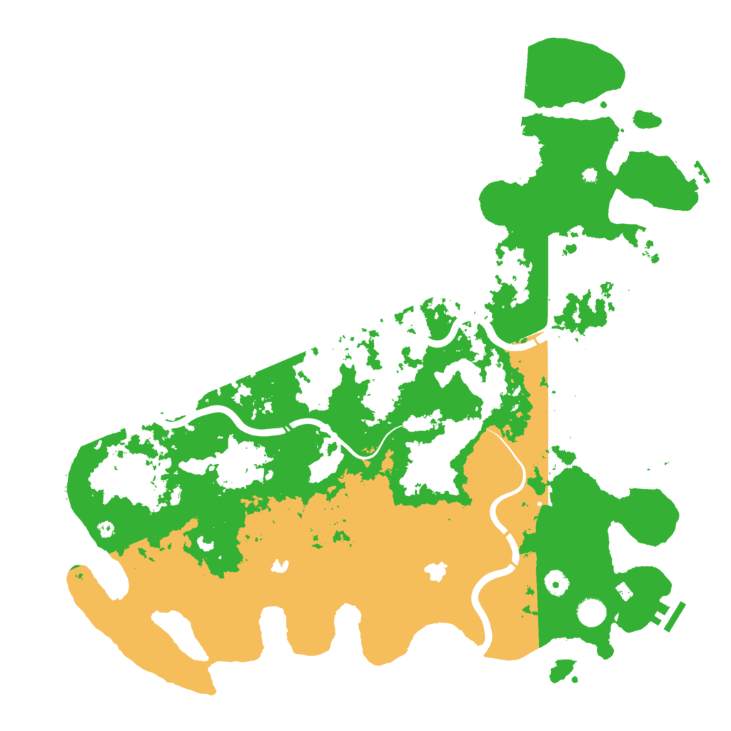 Biome Rust Map: Procedural Map, Size: 4500, Seed: 218342897