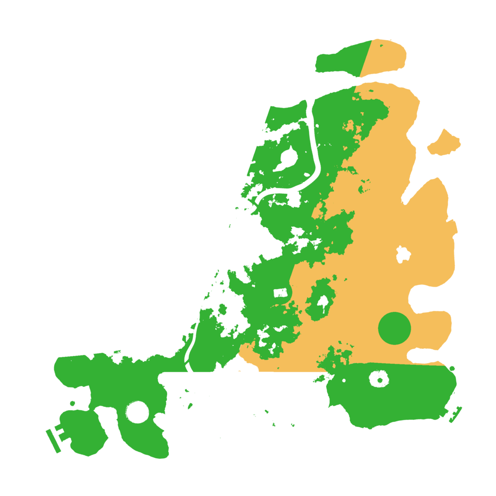 Biome Rust Map: Procedural Map, Size: 4000, Seed: 145289177