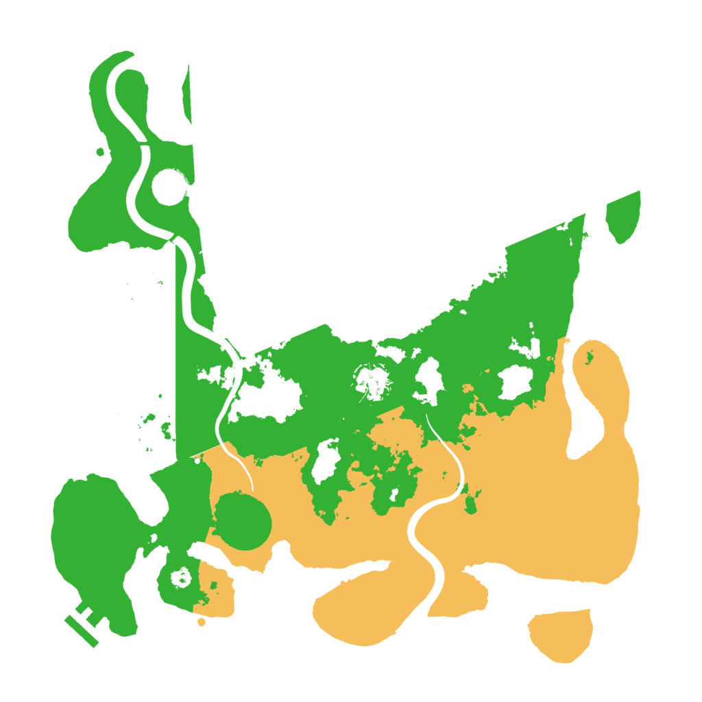 Biome Rust Map: Procedural Map, Size: 3500, Seed: 1934757738
