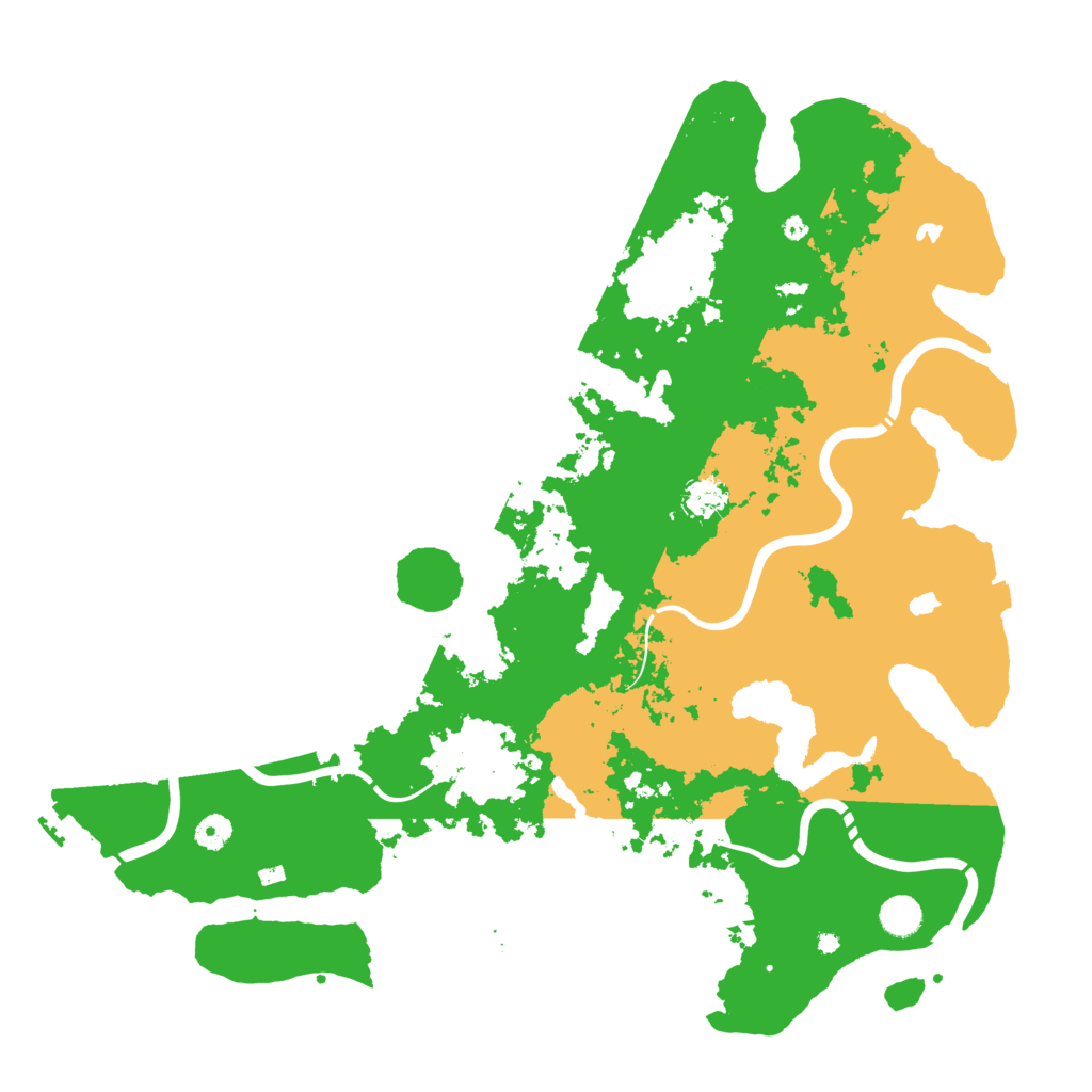 Biome Rust Map: Procedural Map, Size: 4600, Seed: 1713483733