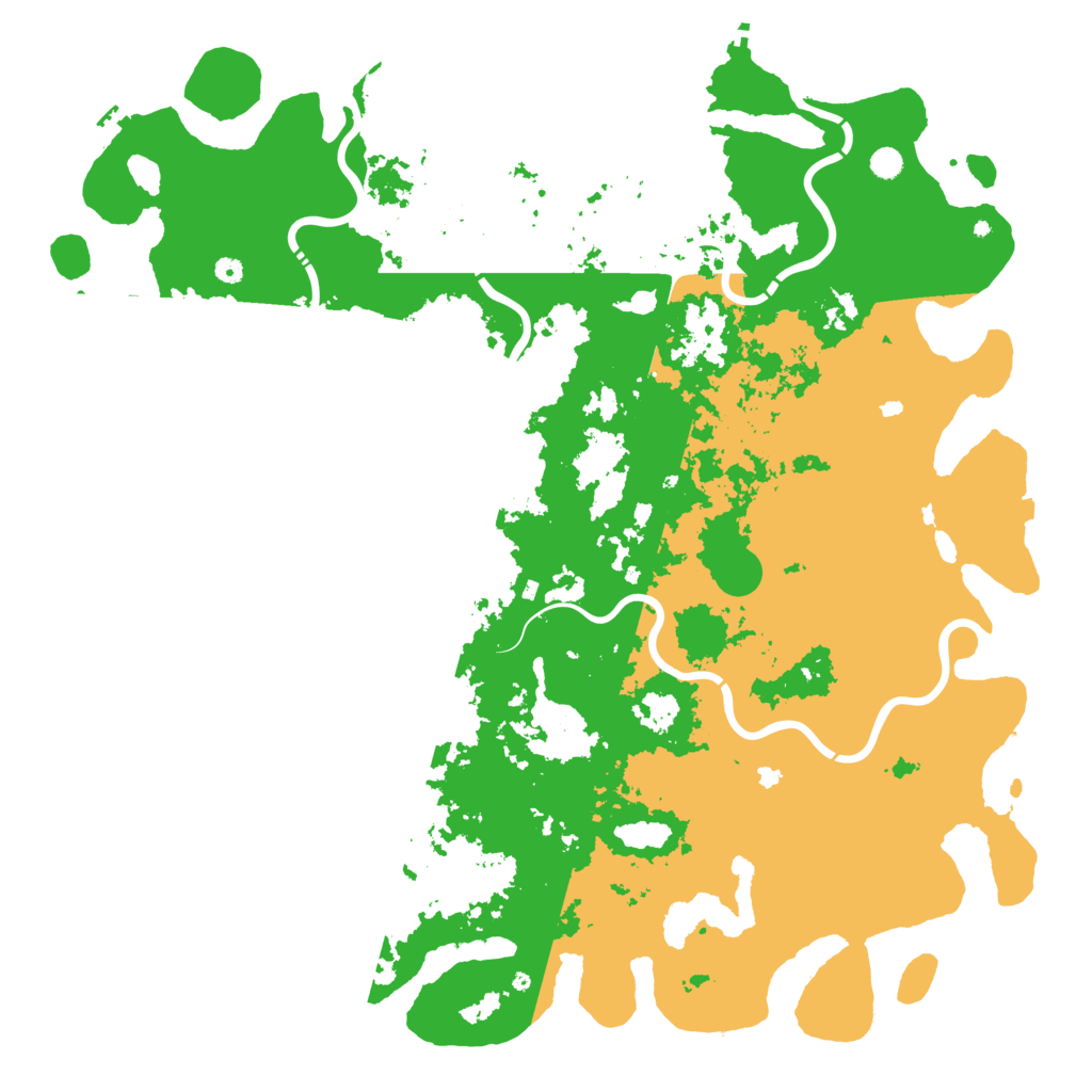 Biome Rust Map: Procedural Map, Size: 6000, Seed: 806920817