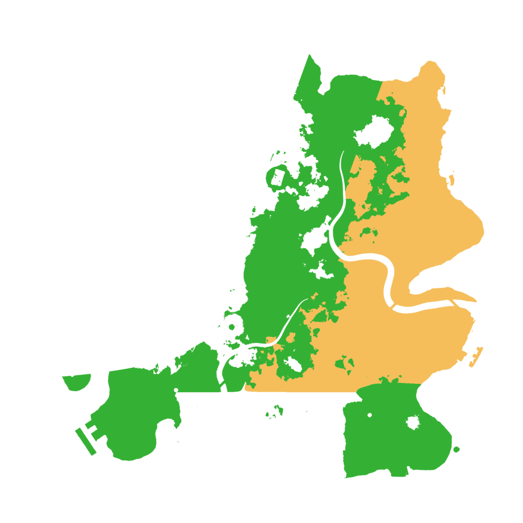 Biome Rust Map: Procedural Map, Size: 3500, Seed: 1481380234