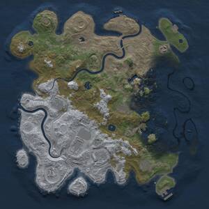 Thumbnail Rust Map: Procedural Map, Size: 4250, Seed: 1756587031, 16 Monuments