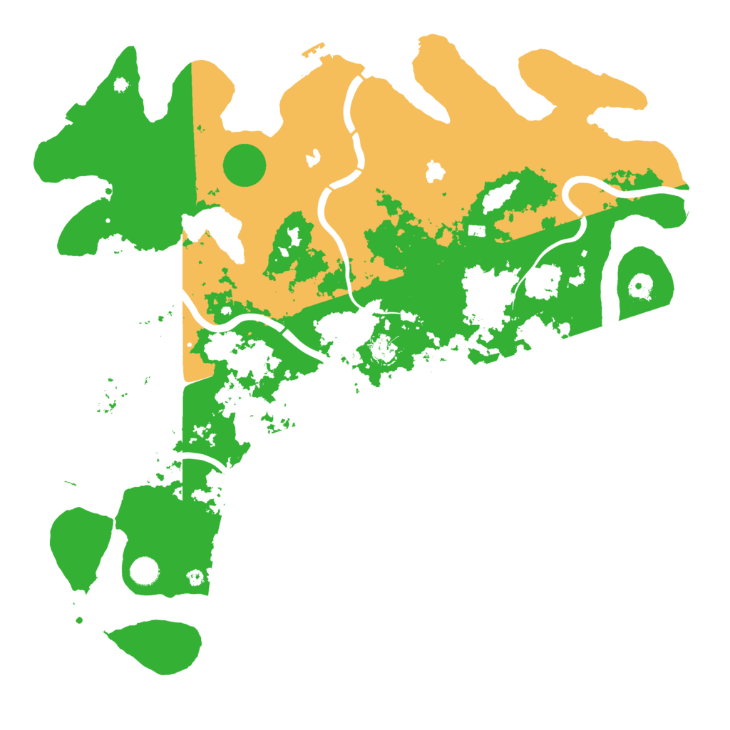 Biome Rust Map: Procedural Map, Size: 4500, Seed: 18373