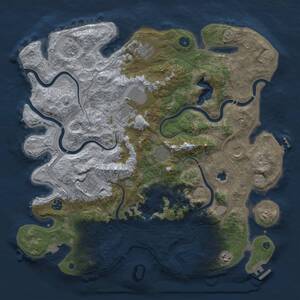 Thumbnail Rust Map: Procedural Map, Size: 4250, Seed: 82201178, 15 Monuments