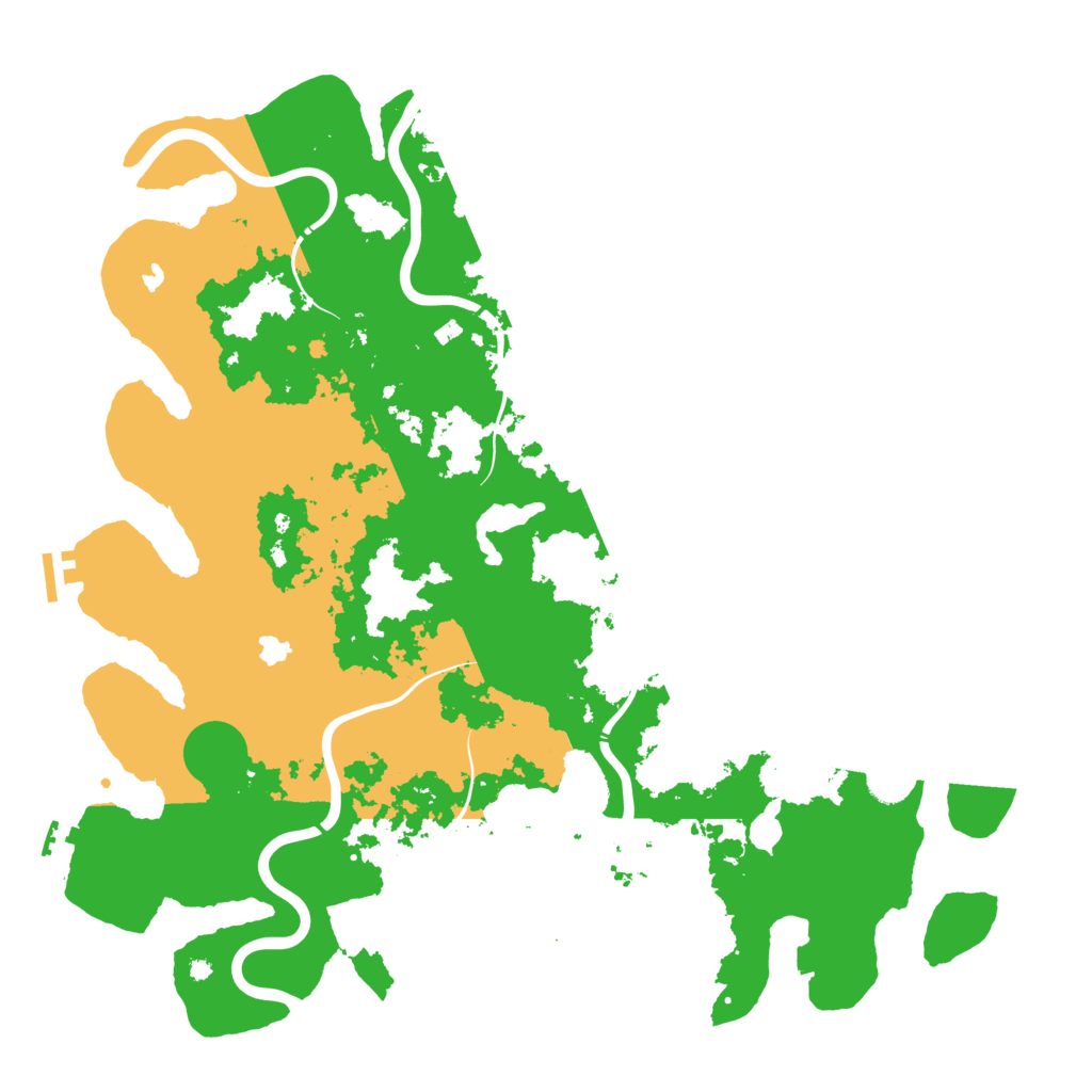 Biome Rust Map: Procedural Map, Size: 4500, Seed: 229423